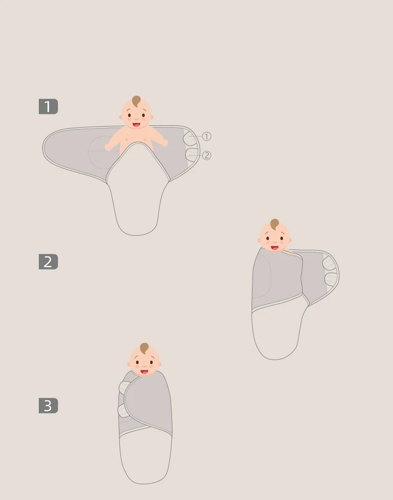 baby wrap swaddle blanket Adjustable Infant baby Wrap blanket for new baby Newborn