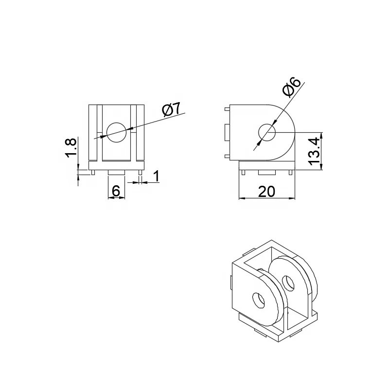 2056 20B Zinc Pivot Joint top quality metal connecting brackets Pivot Joint for industrial aluminium profile Corner Angle Joint