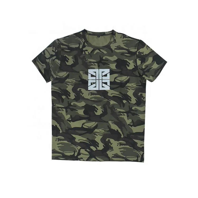 
Military Tshirts Mens Outdoor Tactical Camo Breathable Cotton T-shirt Camouflage T shirts for Wholesale 