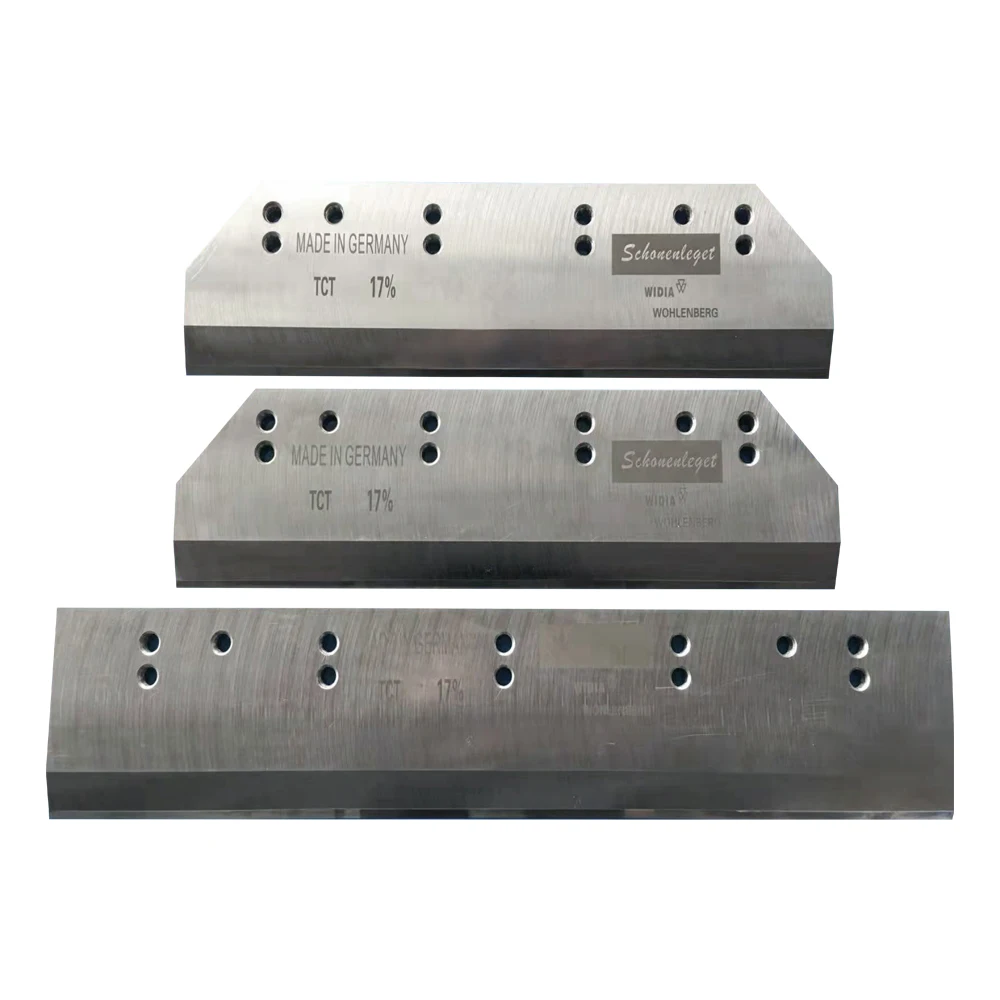 HXCP Three Tungsten Steel Knives Post Press Spare Parts for Muller Martini Printer Low Price New Condition