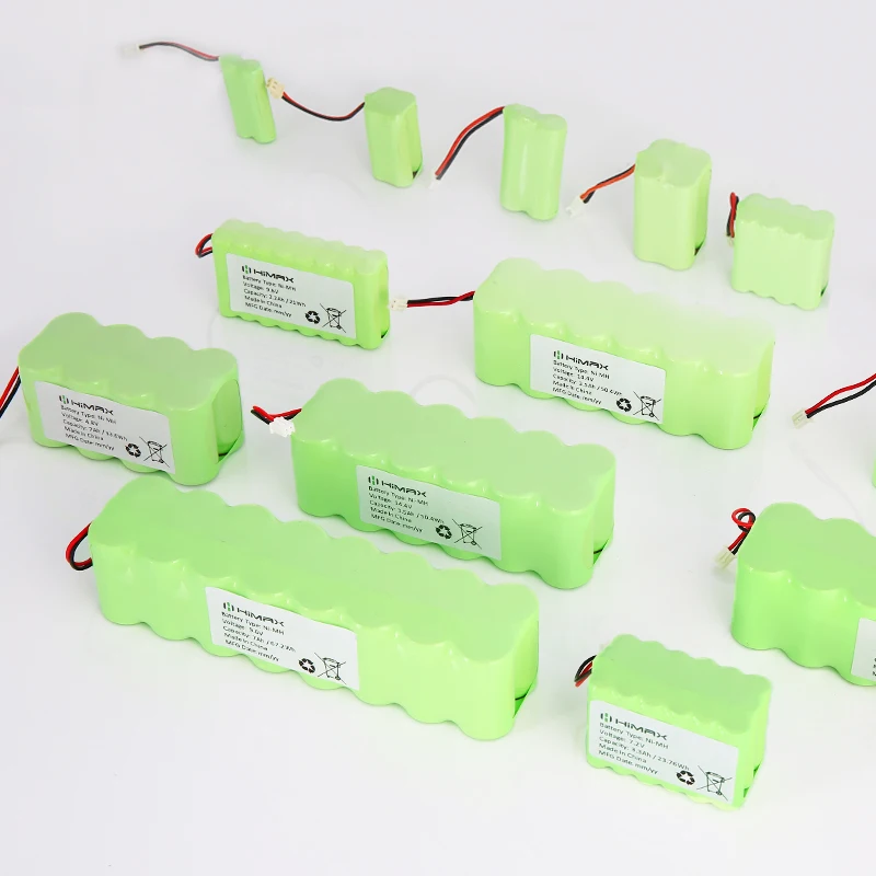 Rechargeable NIMH Battery 3.6v 4.8V 6V 7.2V 8.4V 9.6V 12V 14.4V 18V 20V 2000mah 2200mAH 2400mAH 2500mah Ni-MH pack AA Batteries