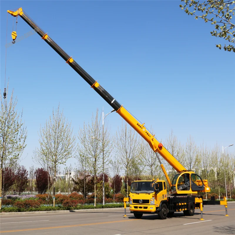 HENGWANG HWZG-10 heavy duty мини 10 тонный подъемный кран передвижной автокран с