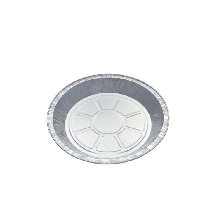 2020 новый дизайн, оптовая продажа, Ланч-бокс для пиццы, безопасные и термостойкие круглые контейнеры из алюминиевой фольги