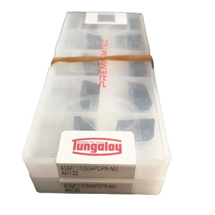 ASMT170504PDFR MJ AH120 хороший износостойкий металлокерамический станок Tungaloy инструменты для резки tungaloy