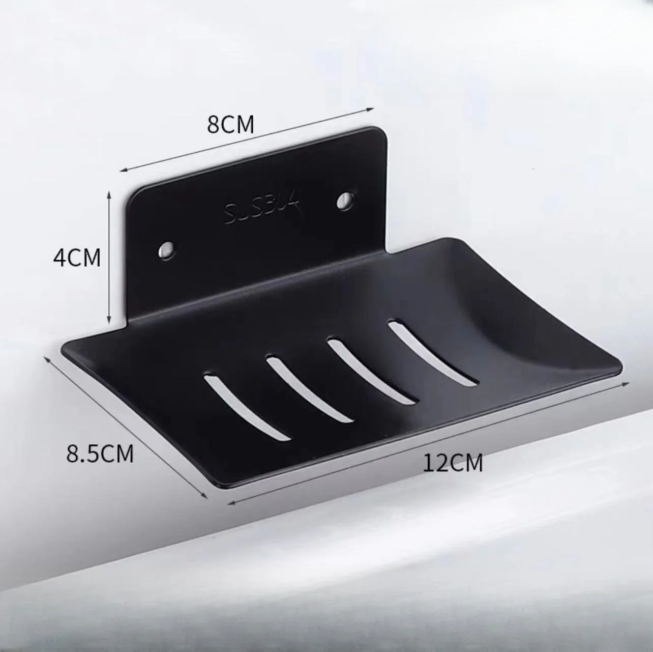 Оптовая продажа, держатель для мыла без сверления, самоклеящийся держатель для мыла для душа, алюминиевая мыльница, аксессуары для ванной комнаты