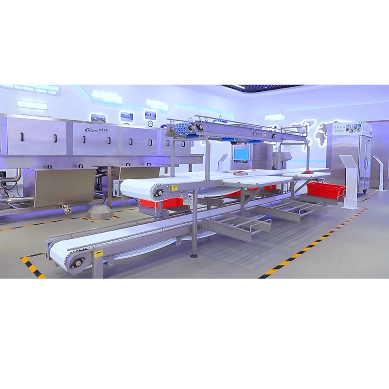 Intelligent automatic sheep deboning production line meat processing and conveying equipment