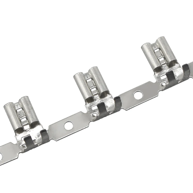 4.8 Chicken foot type flag type spring 187 True flag type elbow female terminal horizontal belt