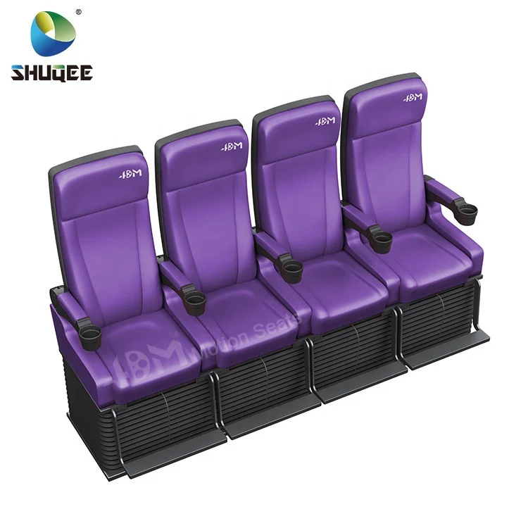 Low Price Cinema 4D Commercial Theater Seating with Projectors and Sound System