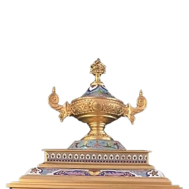 Hot-selling high-end luxury antique copper floor handmade customized silent grandfather clock