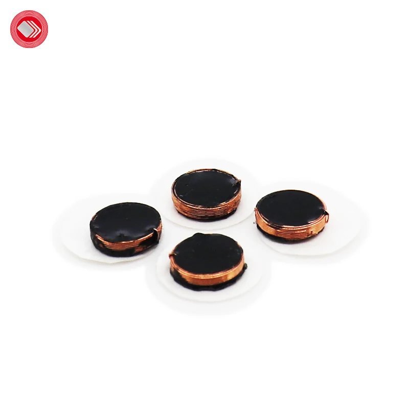 RFID Customized Copper Coil Tag High Frequency 13.56MHz Ntag213 Mifare 1K F08 Chip Access Control Card Mini NFC Tag