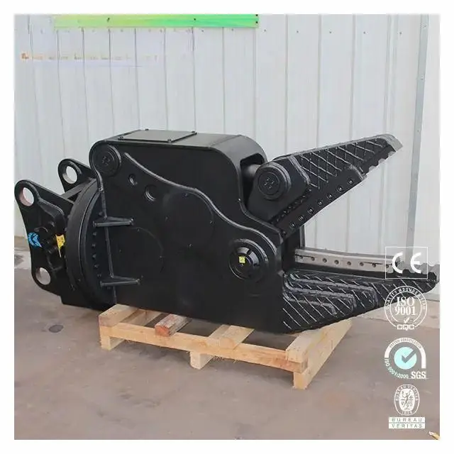 Гидравлическая Вращающаяся насадка для экскаватора снос двойной цилиндр сдвиг металлолома