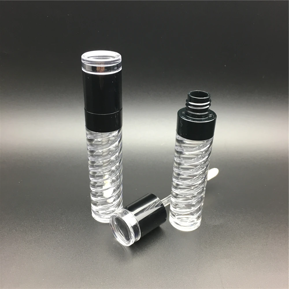 6ml Plastic twist royalty lip gloss tube with the crystal top