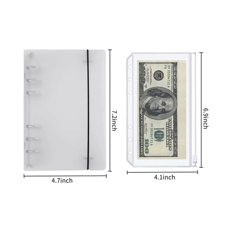 Budget Binder with Cash Envelopes Money Saving Binder Cash Envelope for Budgeting Money Organizer for Cash