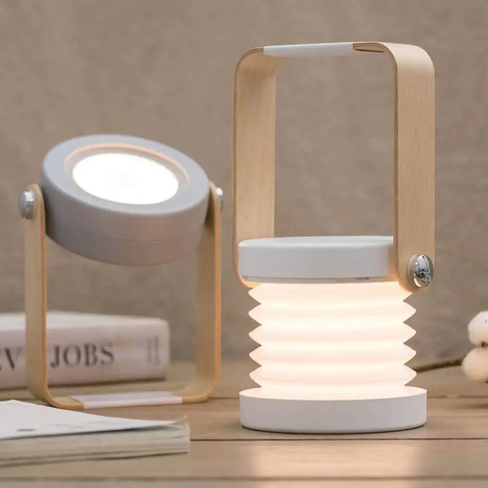 Сверхлегкий Открытый Многофункциональный зарядный Usb портативный светодиодный складной фонарь лампа люстра походный свет