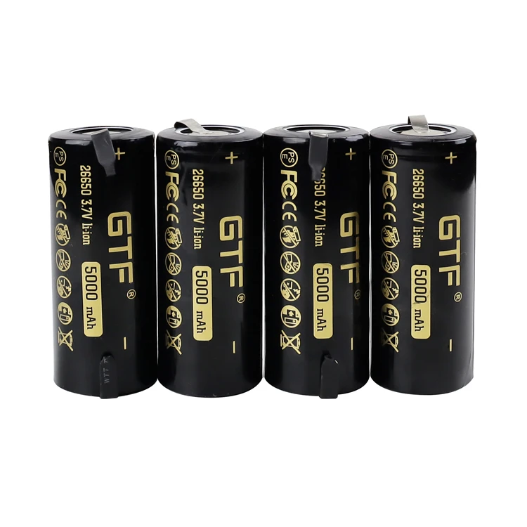 China Hot Selling High Quality Bulk Lithium 26650 Battery 3.7V 5000mah Li Ion Battery
