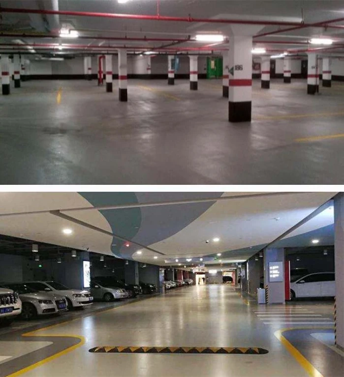 Yaorong 150w LED canopy light parking garage Case