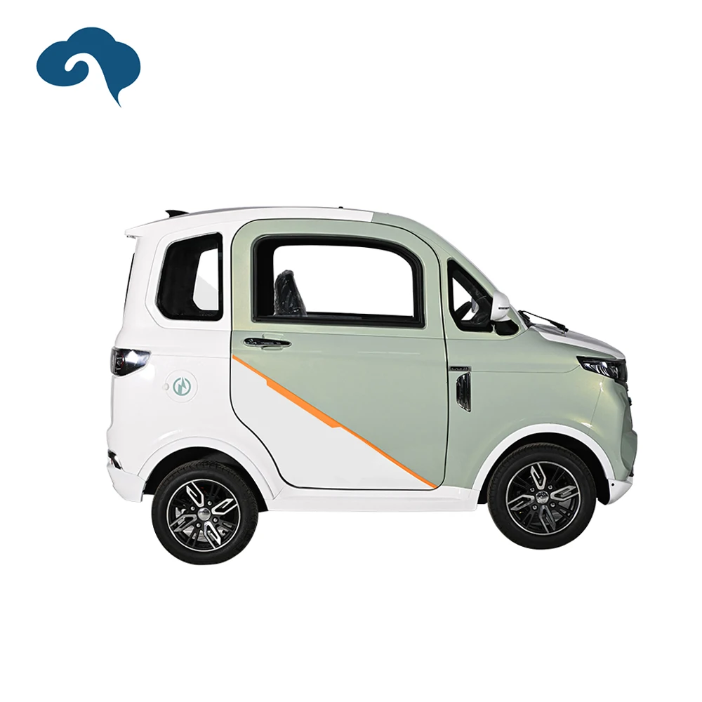 EU Small Electric 4 Wheeler Low-Speed Closed Car Mobility Vehicle with 3 Seats for Elderly New Energy Technology