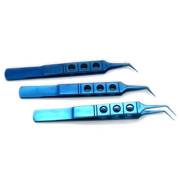 Хирургические офтальмологические глаза изогнутые медицинские щипцы