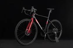 ODM and OEM 1 Year Warranty time Silver/Black 16 Speed 700c Aluminum Disc Brake Road bike