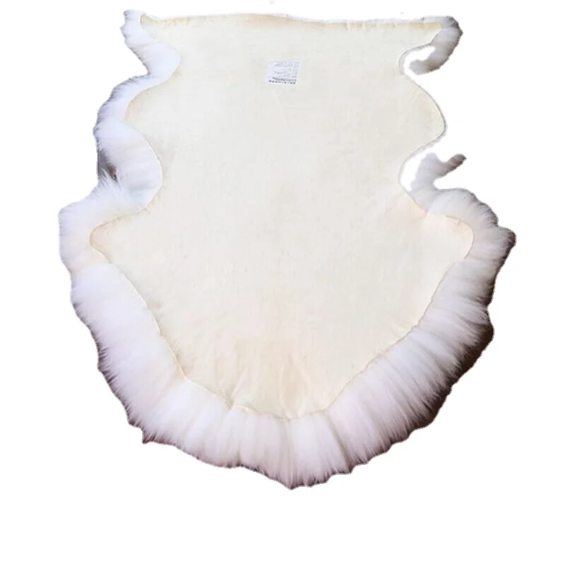 home decor washable Soft carpets and rugs living room fake sheepskin fur White color Faux Wool Floor MAT Fur area rugs & sets