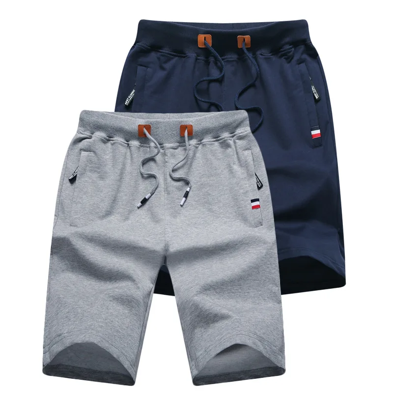 100% cotton summer hot selling custom logo men blank shorts sport shorts 2021