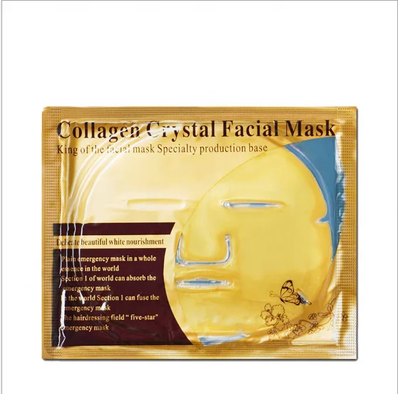 Wholesale Repairing Moisturizing Anti-aging Nourishing  Sheet Mask 24k Gold Face Mask Gollangen Gold Bio-collagen Facial Mask