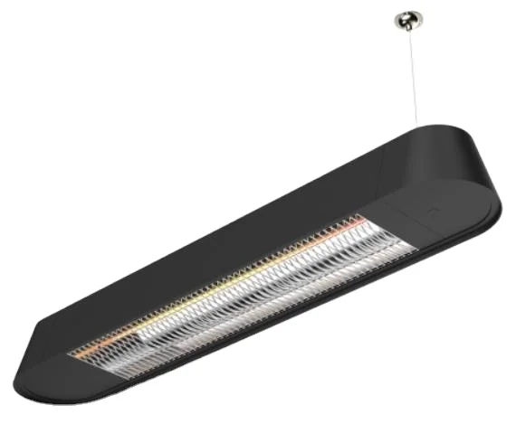 1500W electric ceiling mounted outdoor heater with golden tube and remote control for indoor and outdoor use