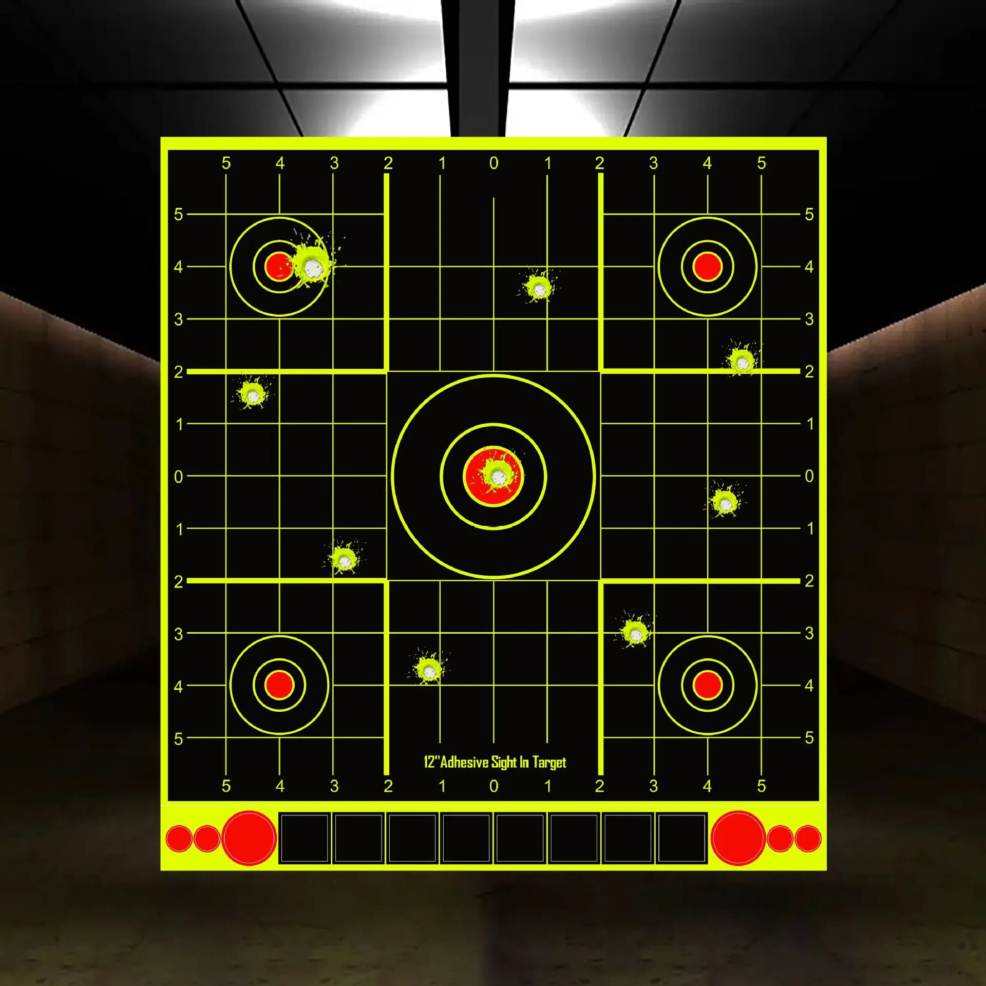 Hunting Target Paper Full Circle Archery Dart Competition Practice Target Nails Clear Color Printed Target