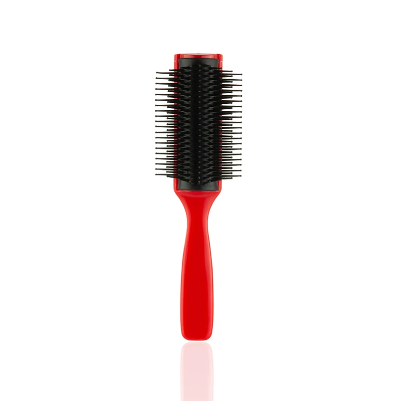2021 Hot sales Best Wholesale Custom logo 9 Rows Detangler Comb Styling Curly Salon Vent Wet Detangling Barber Denman Hair Brush