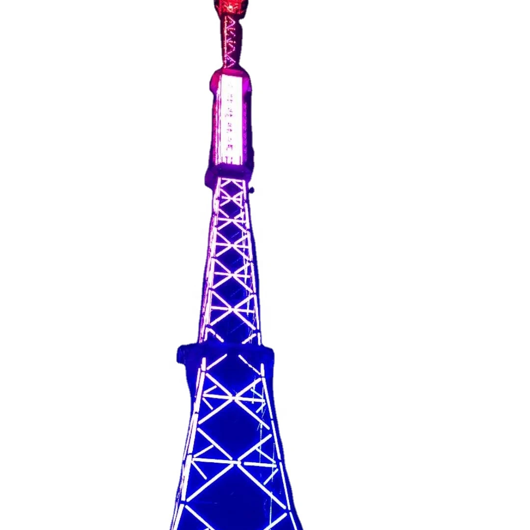 35 м светодиодная телекоммуникационная угловая стальная решетчатая башня