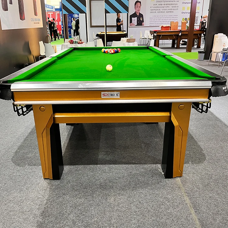 Modern Designs Indoor Special Legs Sports Craft Ready To Buy Pool Table Natural Stone Tops