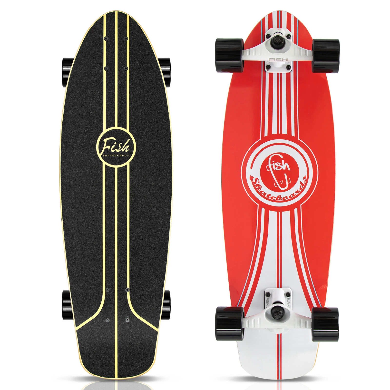Surf Skateboard 100% All Canadian Maple Land Surf Skateboard Four-wheels Skateboard Type Drift Board