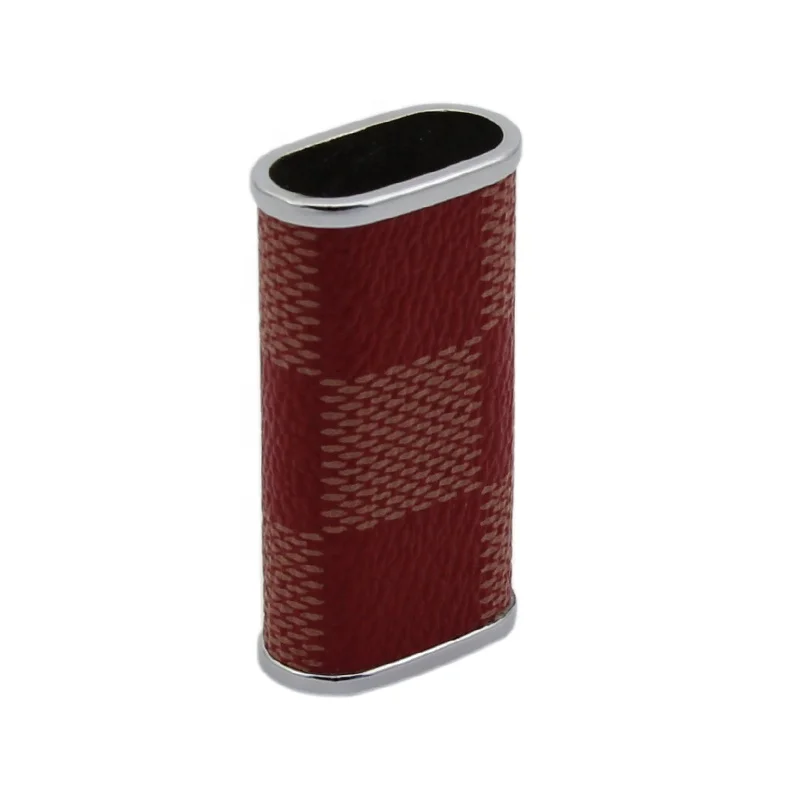 Butane bamboo custom logo petrol lighter sleeve gas gold metal lighter case metal lighter sleeve Custom Metal Case Cover Holder