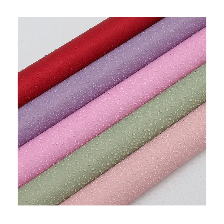 40*45CM DIY Korean Style Small Bouquet Wrapping Paper Waterproof Two-Color Packaging Paper for Flowers and Gifts