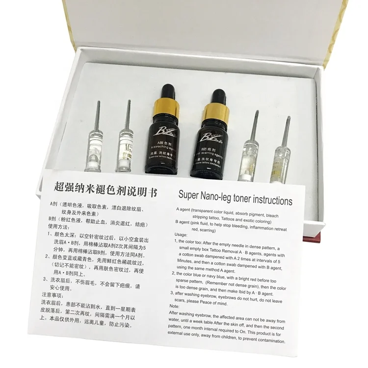 Берлин микроблейдинг удаление бровей Татуировка цвет