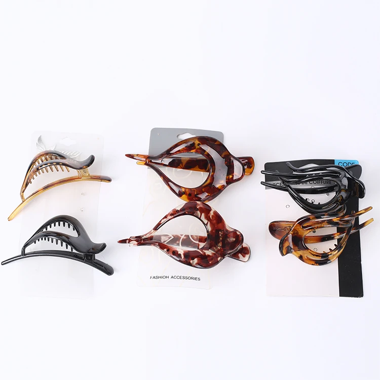 French Concord flat hair claw clips for women Thick Hair Clips Styling Women Girls Thin Hair Accessories