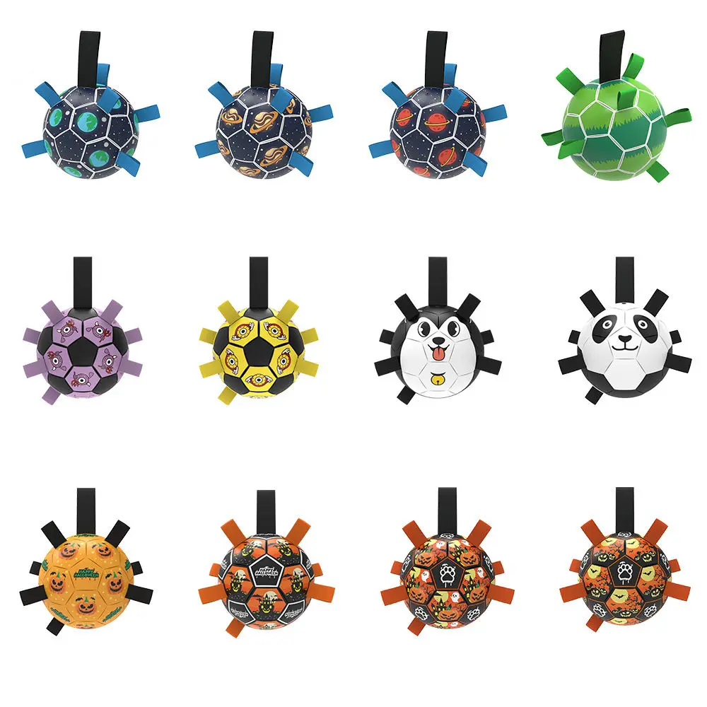 quick delivery Low MOQ custom color durable indestructible,  solid TPR floating strong chewing dog ball rubber ball/