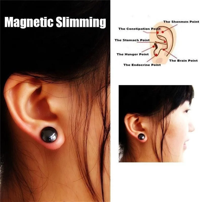 best sellers 2022 amazon Massage Magnet Lose Weight Stud Earrings For Women Men Slimming Magnetic Earrings