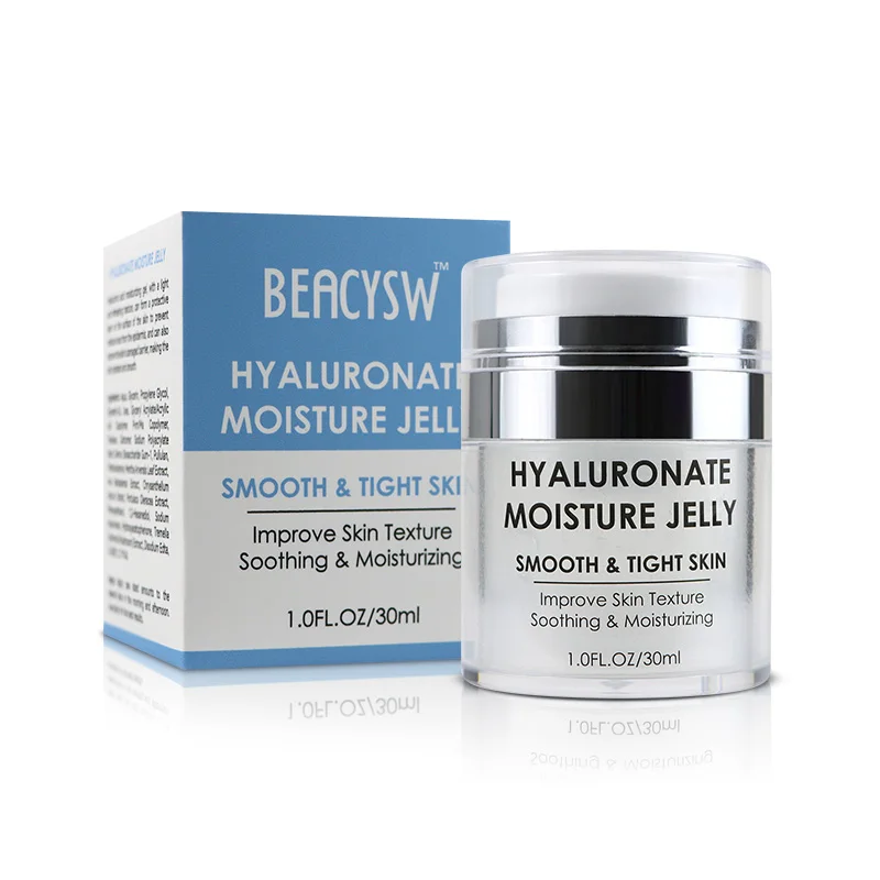 Facial Hyaluronate Moisture Jelly Cream - Enriched With Botanical Extracts For Locking Moisture & Softening Skin