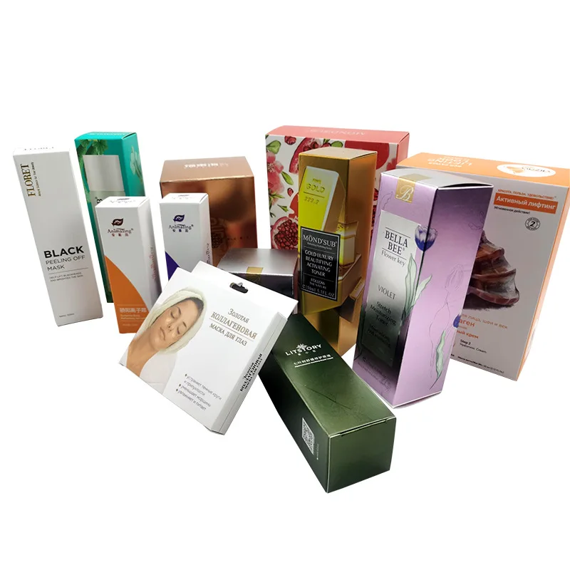 Manufacturer Custom Logo Cardboard Cosmetic Makeup Products Color Package Paper Box