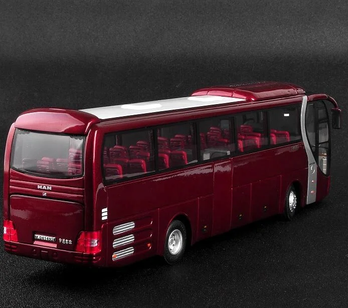
New Hot Collection High quality Diecast Models Bus 142 Scale Long Distance Coach Bus 