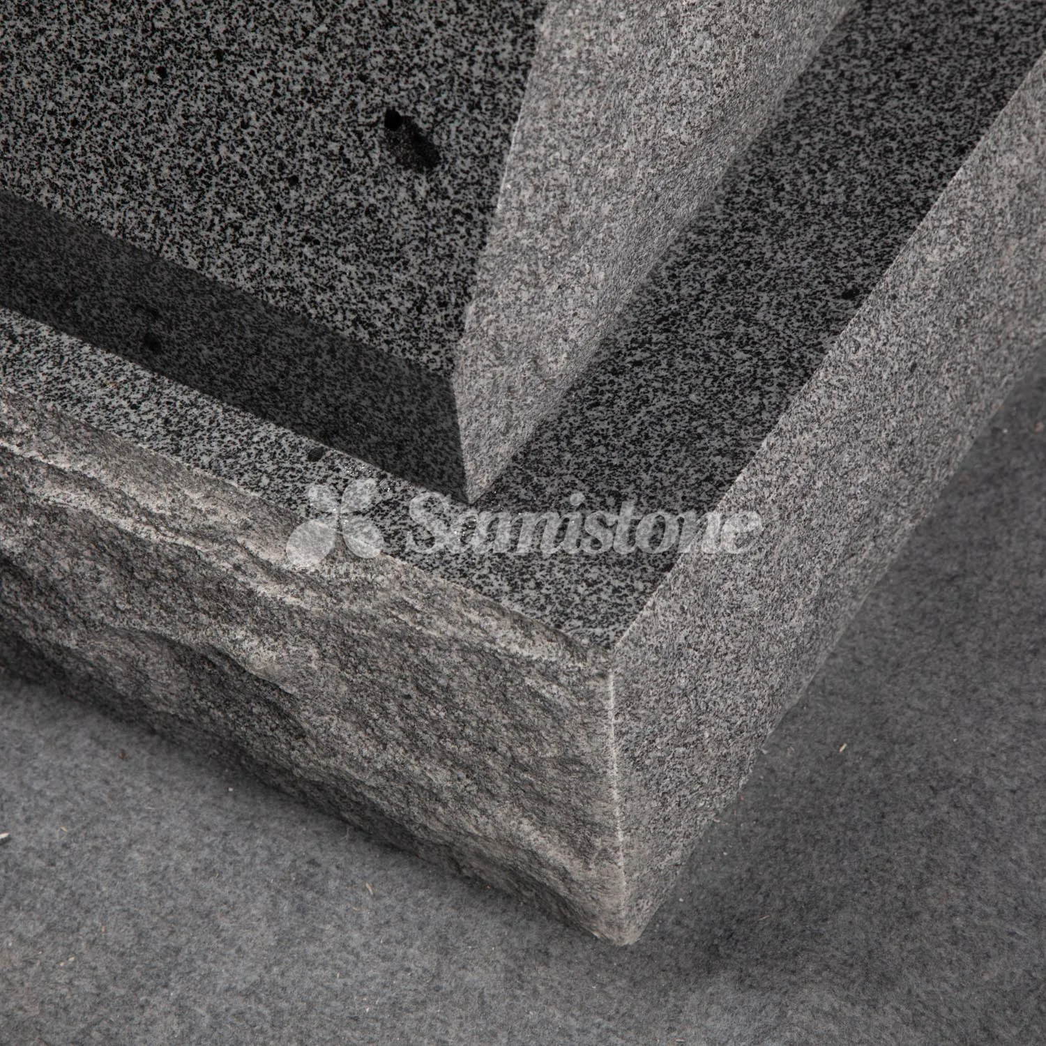 Наклонный надгробный камень в американском стиле, китайский гранитный памятник, серый гранитный Наклонный надгробный камень с основанием