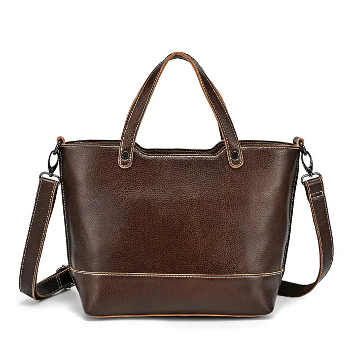 Women Crossbody Bag Genuine Leather Cowhide Shoulder Handbag Tote Bag Hand Bag