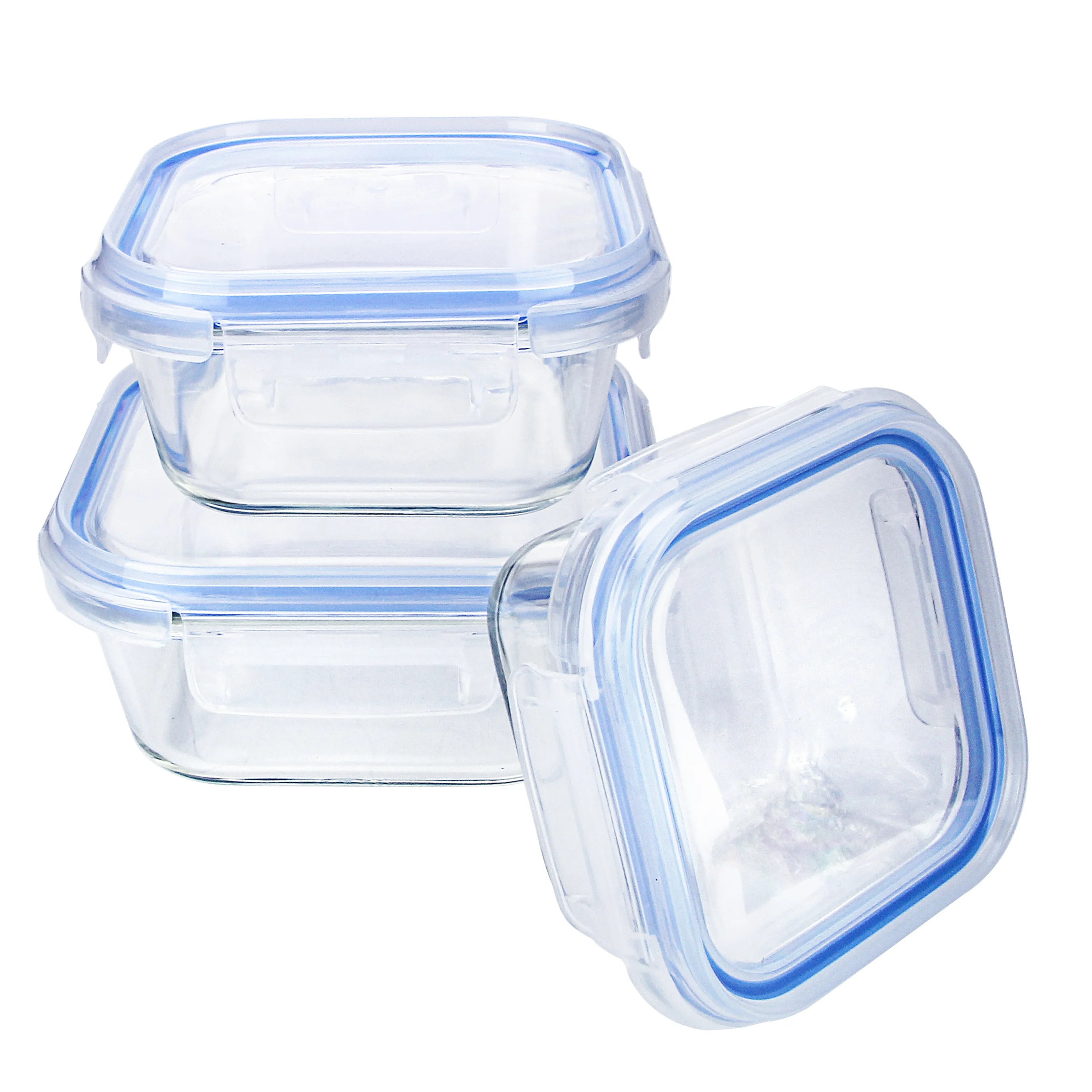 Top Ten Sale 3 Compartment Microwave Food Container Glass Lunch Box China Storage Boxes & Bins Eco-friendly Multifunction Modern