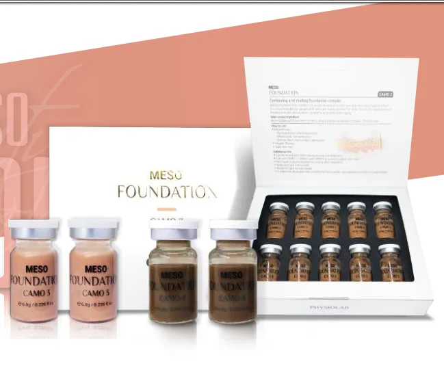 Korea original Meso facial whitening ampoule with microneedle rolling therapy