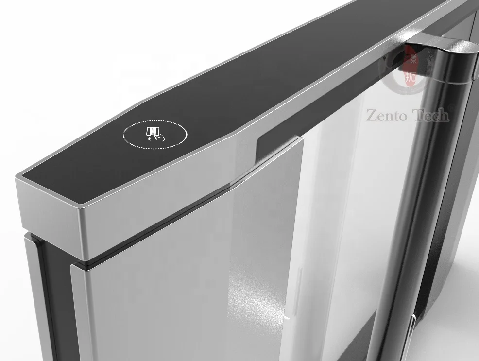 High Security Slim Pedestrian Speed Gate Motor Access Turnstile Price Barrier Gate Manufacturer