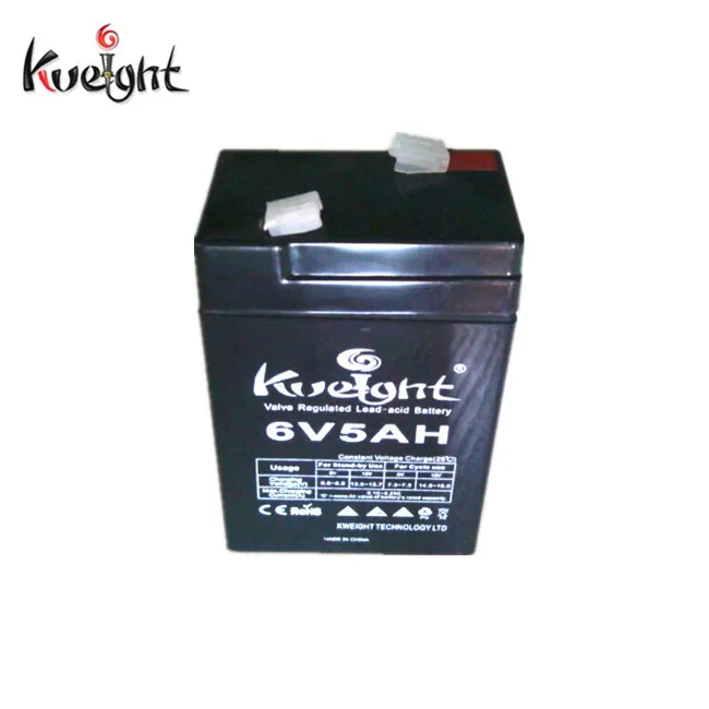 storage battery 6v5ah high quality long life about VRLA in UPS EPS or electric toys and car scooter battery