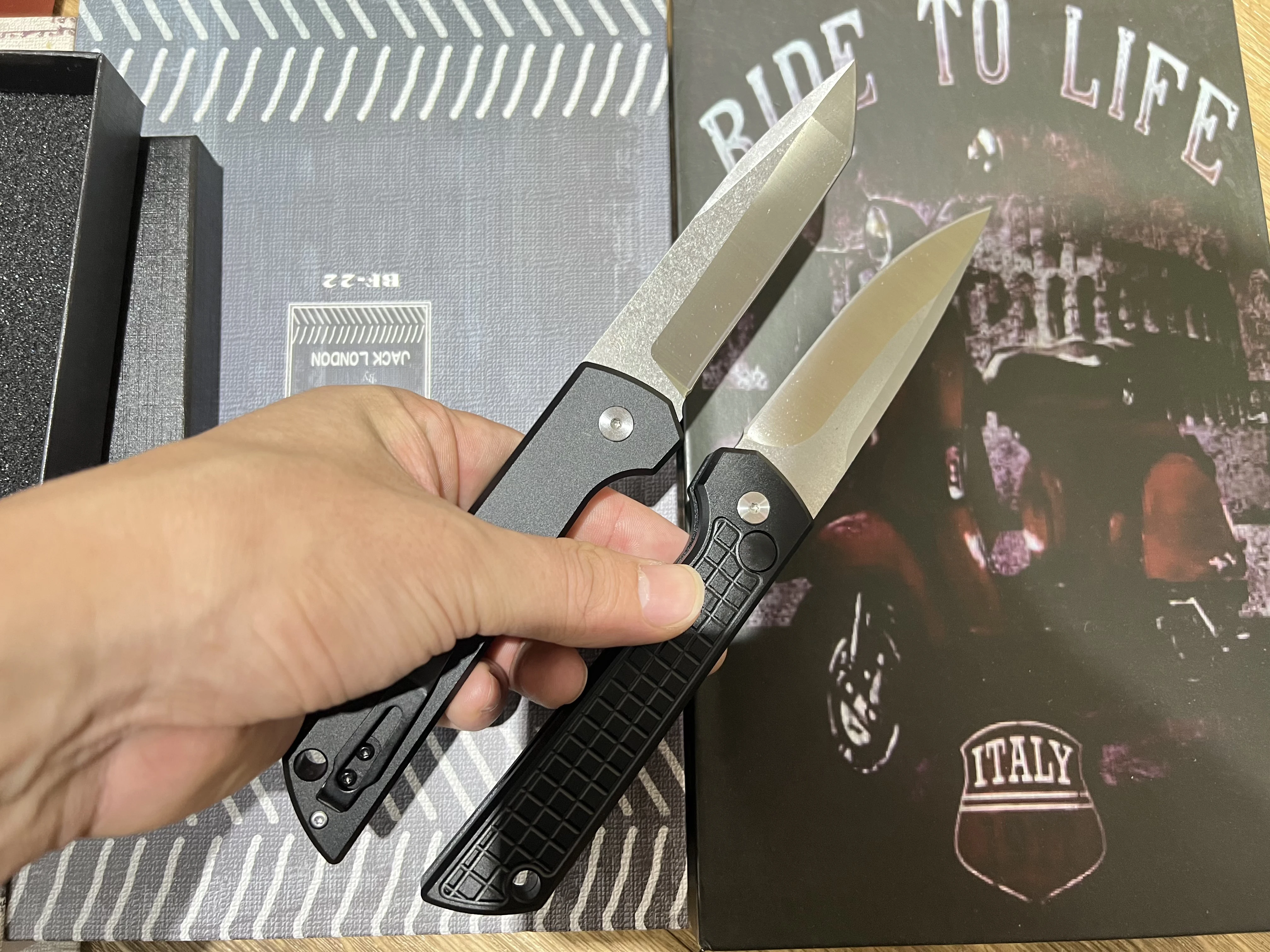 Новое поступление складной нож Oots drop tanto OEM D2 стальной тактический с алюминиевой ручкой супер CNC для выживания