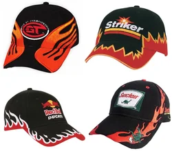 Custom Made Patch Hat for F1 WRC Dakar Le Mans Motor Sport Racing Crazy Designer Baseball Caps BSCI Hat Manufacturer Factory