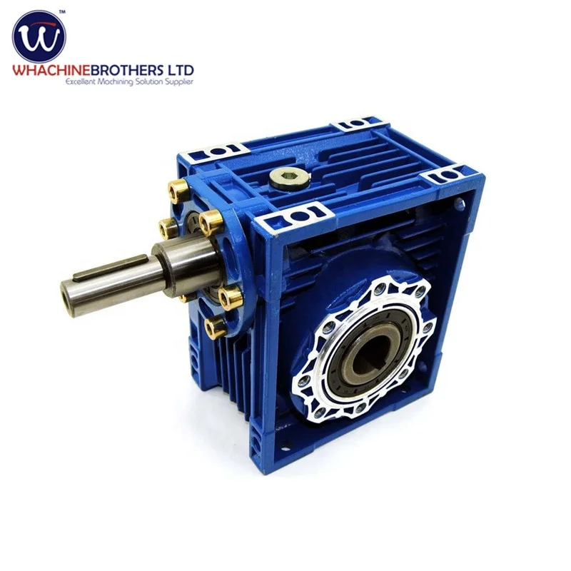 Professional Low Backlash Square Worm Gear Gearbox Speed Reducer